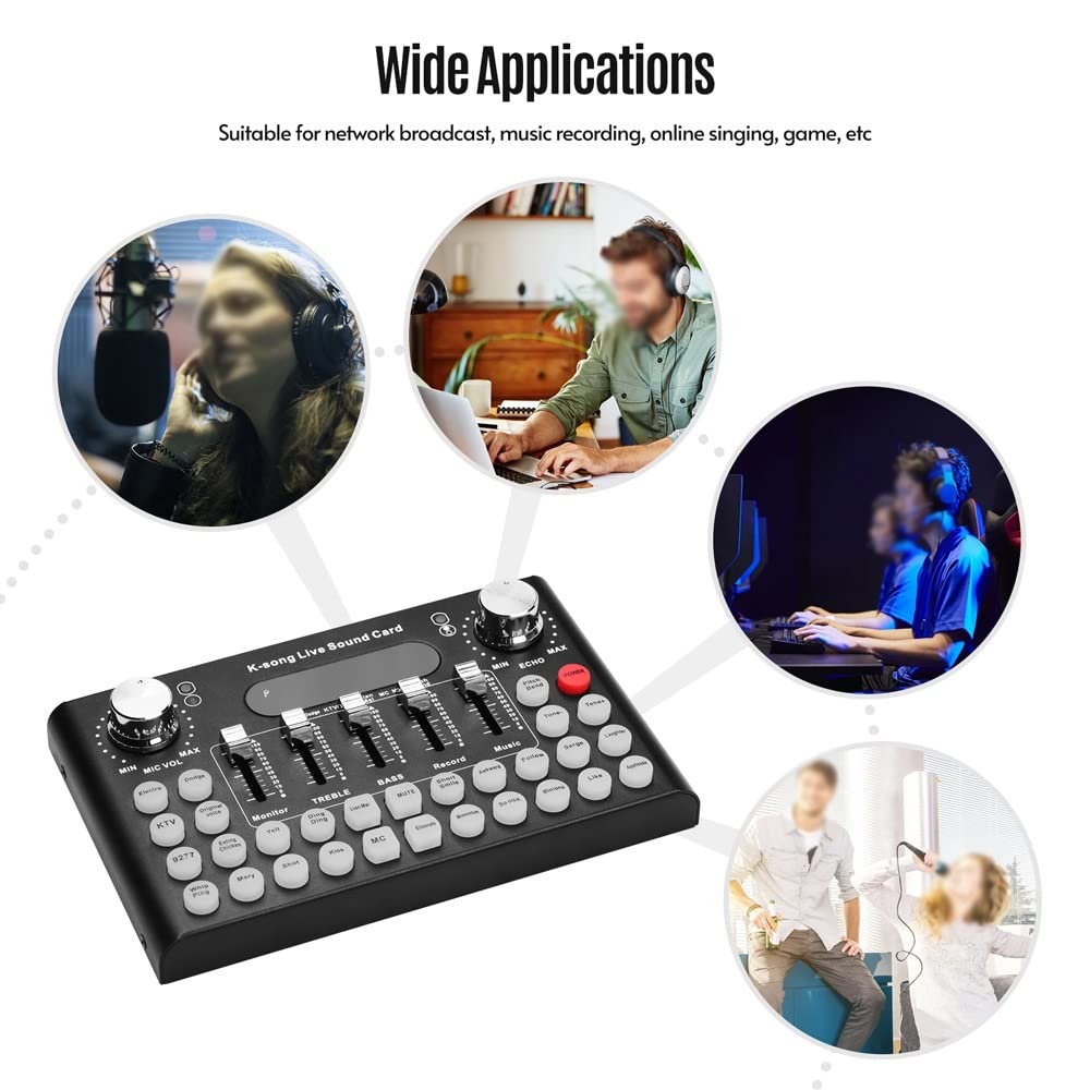 Amazon.com: CZCZC Smartphone Computer Live Sound Card Voice